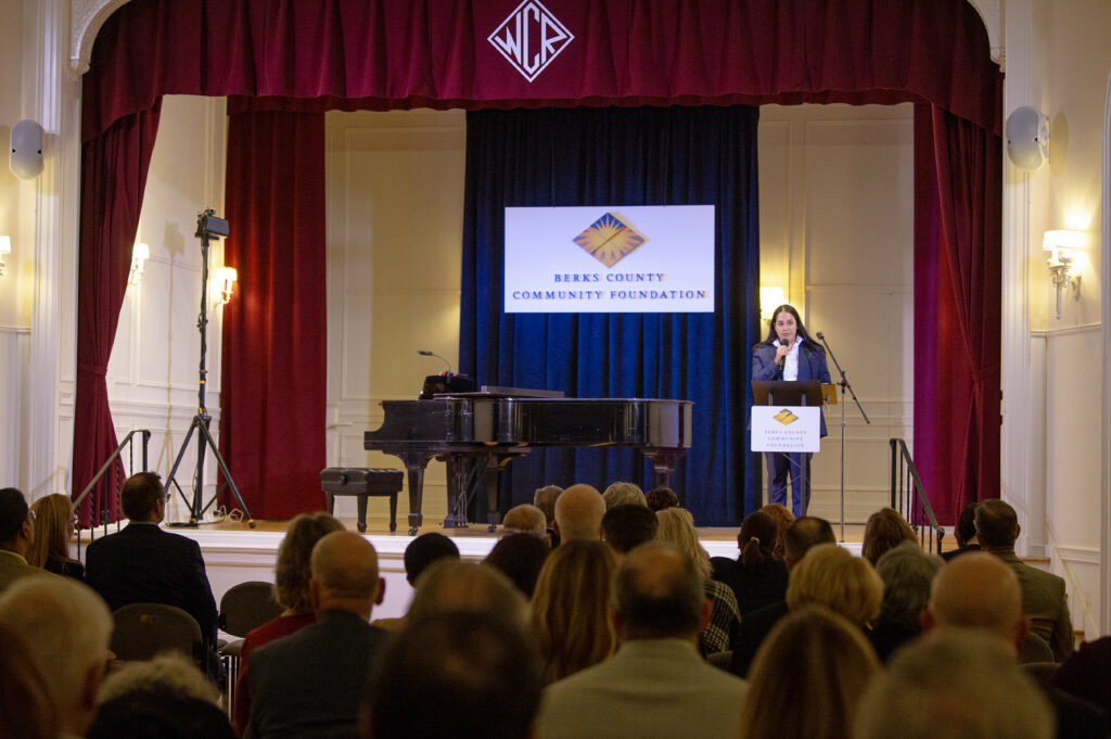 Monica Reyes, Vice President for Programs and Initiatives, welcomes attendees.