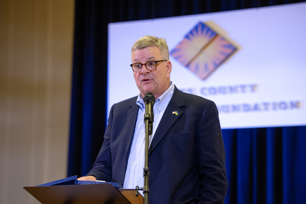 Foundation President, Kevin Murphy, gives opening remarks.