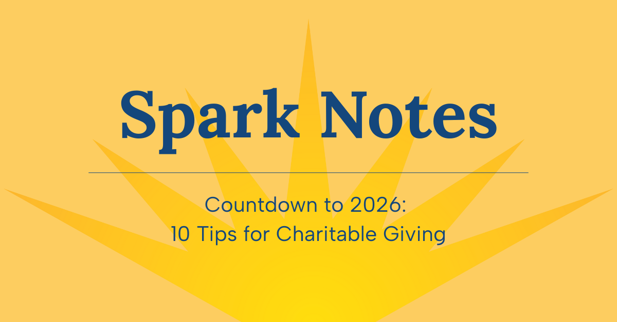 Spark Notes 10 Charitable Tips