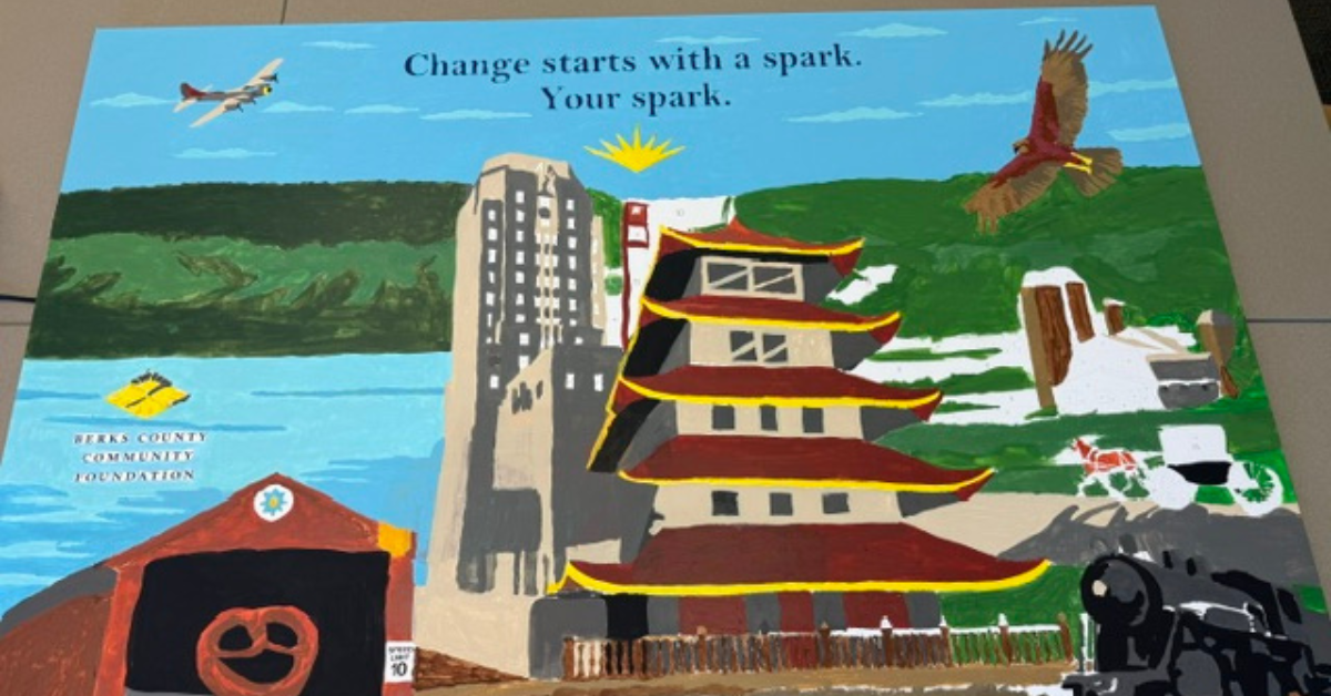John Paul II Center for Special Learning Berks County mural
